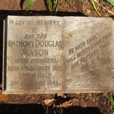 MASON Anthony Douglas 1920-1945