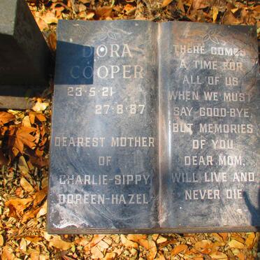 COOPER Dora 1921-1987