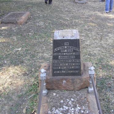 CLOETE Johannes Stephanus 1931-1933