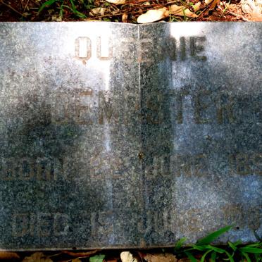 DEMPSTER Queenie 1898-1988
