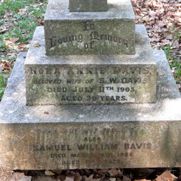 DAVIS Samuel William -1926 &amp; Nora Annie -1903