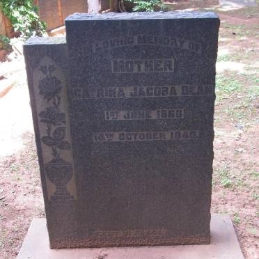 DEAN Catrina Jacoba 1868-1940