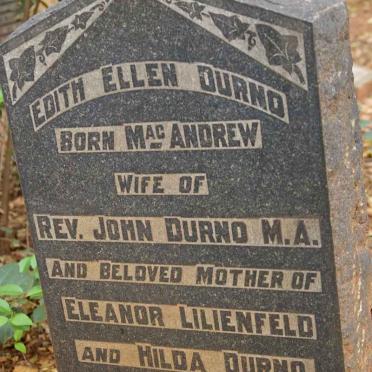 DURNO Edith Ellen nee MacANDREW -1926