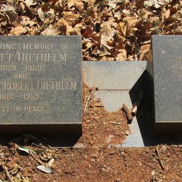 DIETHELM Charles Robert 1881-1959 &amp; Violet 1879-1959 :: BRICE Douglas -1910