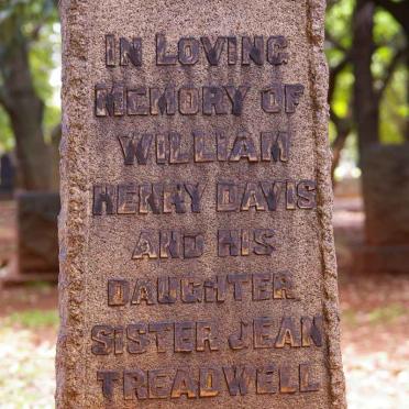 DAVIS William Henry :: DAVIS Jean Treadwell