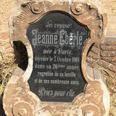 EBERLÉ Jeanne -1904