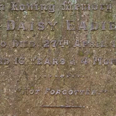 EADIE Daisy -1904