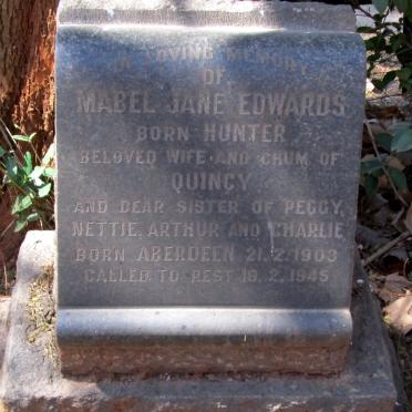 EDWARDS Mabel Jane nee HUNTER 1903-1945
