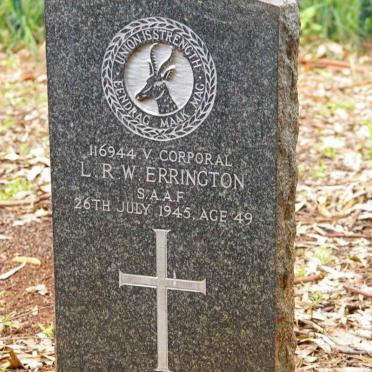 ERRINGTON L.R.W. -1945