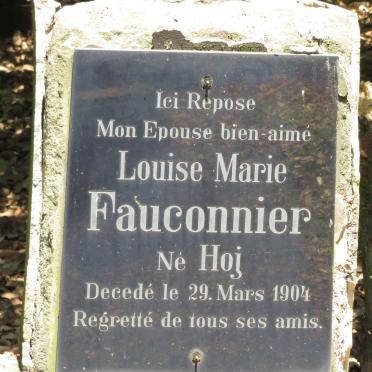 FAUCONNIER Louise Marie nee HOJ -1904