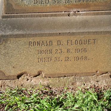 FLOQUET Ronald D. 1916-1948
