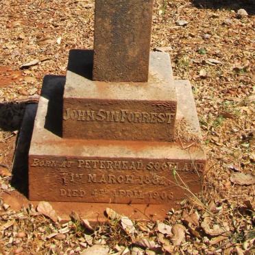 FORREST John Sim 1882-1906