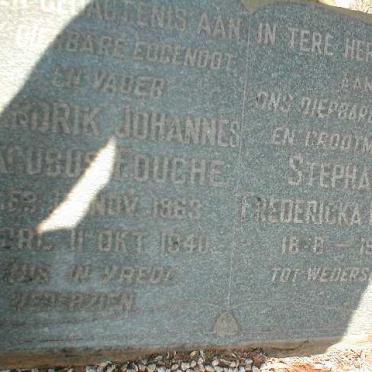 FOUCHE Cedrik Johannes Jacobus 1863-1940 &amp; Stephanie Fredericka 1878-1963