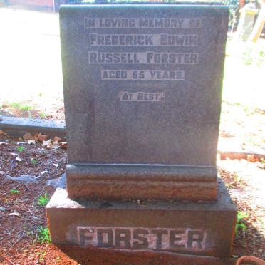 FORSTER Frederick Edwin Russel 