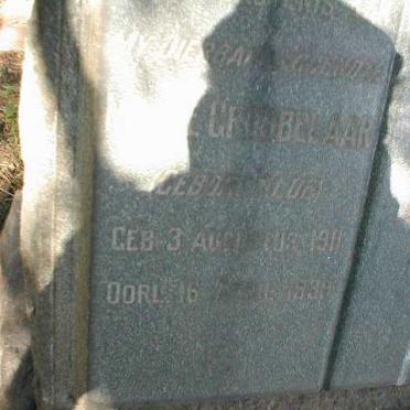 GROBBELAAR ? nee ? 1911-1938