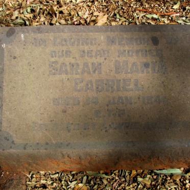 GABRIEL Sarah Maria -1941
