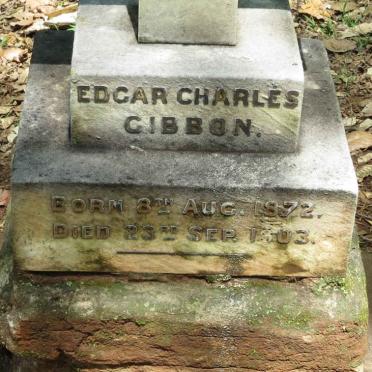 GIBBON Edgar Charles 1872-1903
