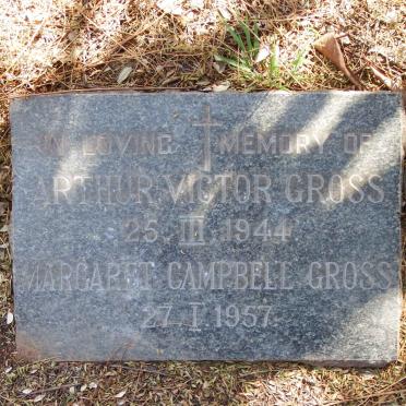 GROSS Arthur Victor -1944 &amp; Margaret Campbell -1957