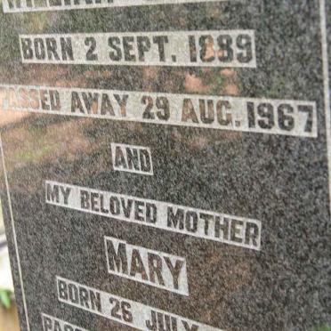 GRANT William 1889-1937 &amp; Mary 1889-1981