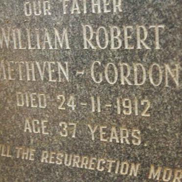 GORDON William Robert, METHVEN -1912