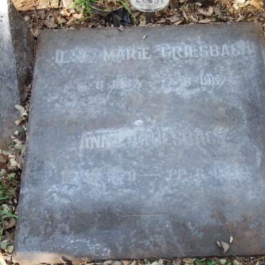 GRIESBACH Anna 1879-1967 :: GRIESBACH Ilse Marie 1907-1967