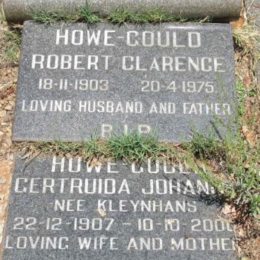 GOULD Robert Clarence, HOWE 1903-1975 :: HOWE-GOULD Gertruida Johanna nee KLEYNHANS 1907-2000