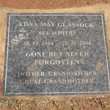 GLASSOCK Edna May nee WHITBY 1924-2006