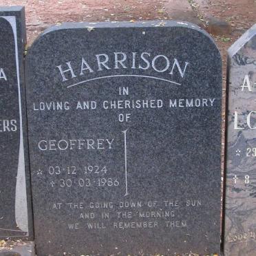 HARRISON Geoffrey 1924-1986
