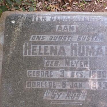 HUMAN Helena nee MEYER 1880-1933