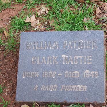 HASTIE William Patrick Clark 1868-1943