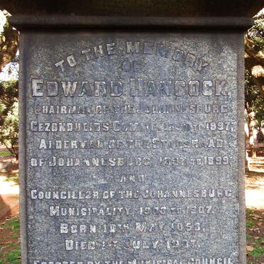 HANCOCK Edward 1853-1907