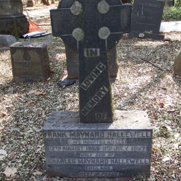 HALLEWELL Frank Maynard 1866-1937