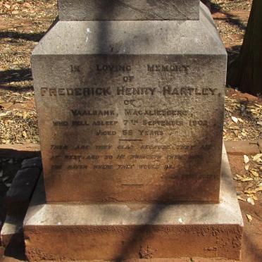 HARTLEY Frederick Henry -1902
