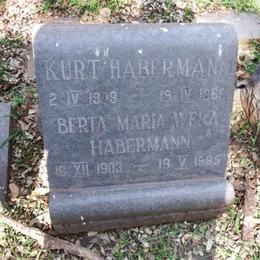 HABERMANN Kurt 1909-1965 &amp; Berta Maria Wera 1903-1985