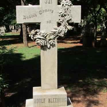 KLEEBERG Adolf -189?