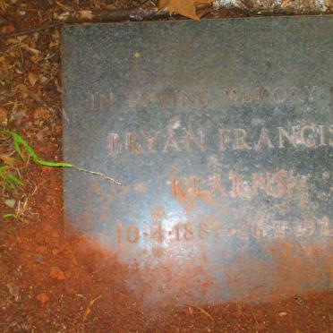 KEARNS Bryan Francis 1887-1978