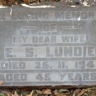 LUNDIE E.S. -1941