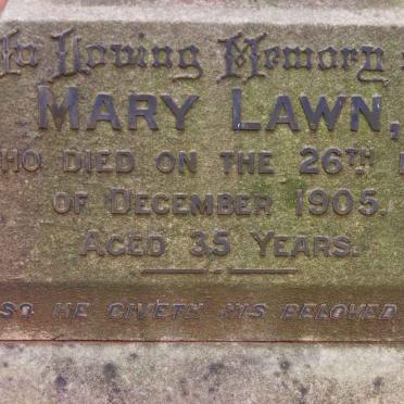 LAWN Mary -1905