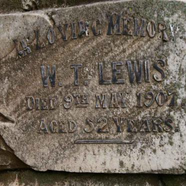 LEWIS W.T. -1907