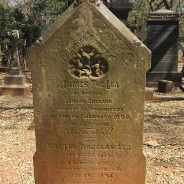 LEA James Fox -1890 :: LEA Walter Douglas -1894