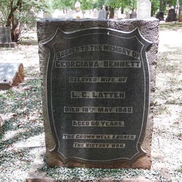 LATTEN Georgiana Bennett -1940