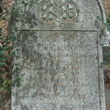 MIRFIELD Matthew Henry -1895 :: MIRFIELD John 1867-1942 & Anna Bertha 1871-1946