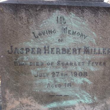 MILLER Jasper Herbert -1908
