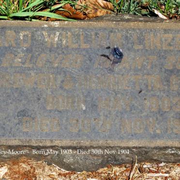 MOORE Edward William Linzey 1903-1904
