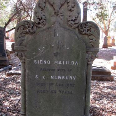 NEWBURY Sicno Matilda -1907