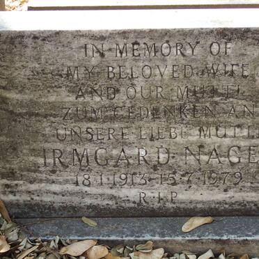 NAGEL Irmgard 1913-1979