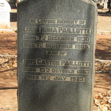 PAILLOTTE Louis Numa 1830-1905 :: PAILLOTTE Louis Caston 1863-1923