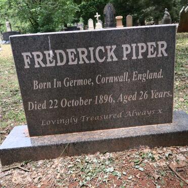 PIPER Frederick -1896