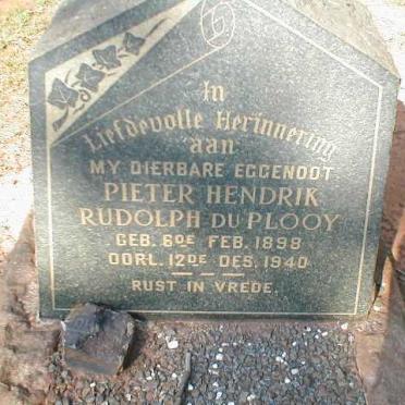 PLOOY Pieter Hendrik Rudolph, du 1898-1940