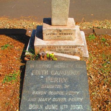 PERRY Mary Oliver nee CAMROUX  :: PERRY Edith Camroux 1866-1946